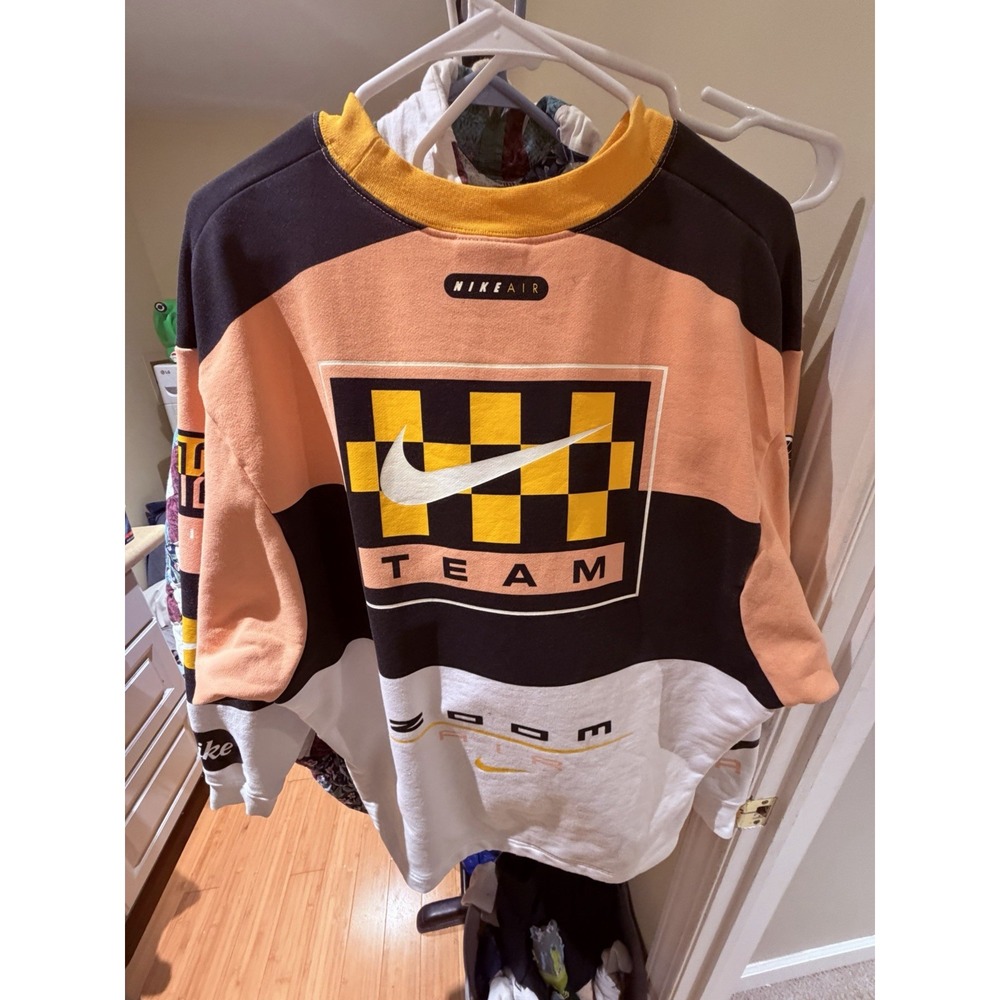 NIKE Air BV3110-101 Motorcross Crew Sweatshirt  BRS Blue Ribbon Sports Rare
